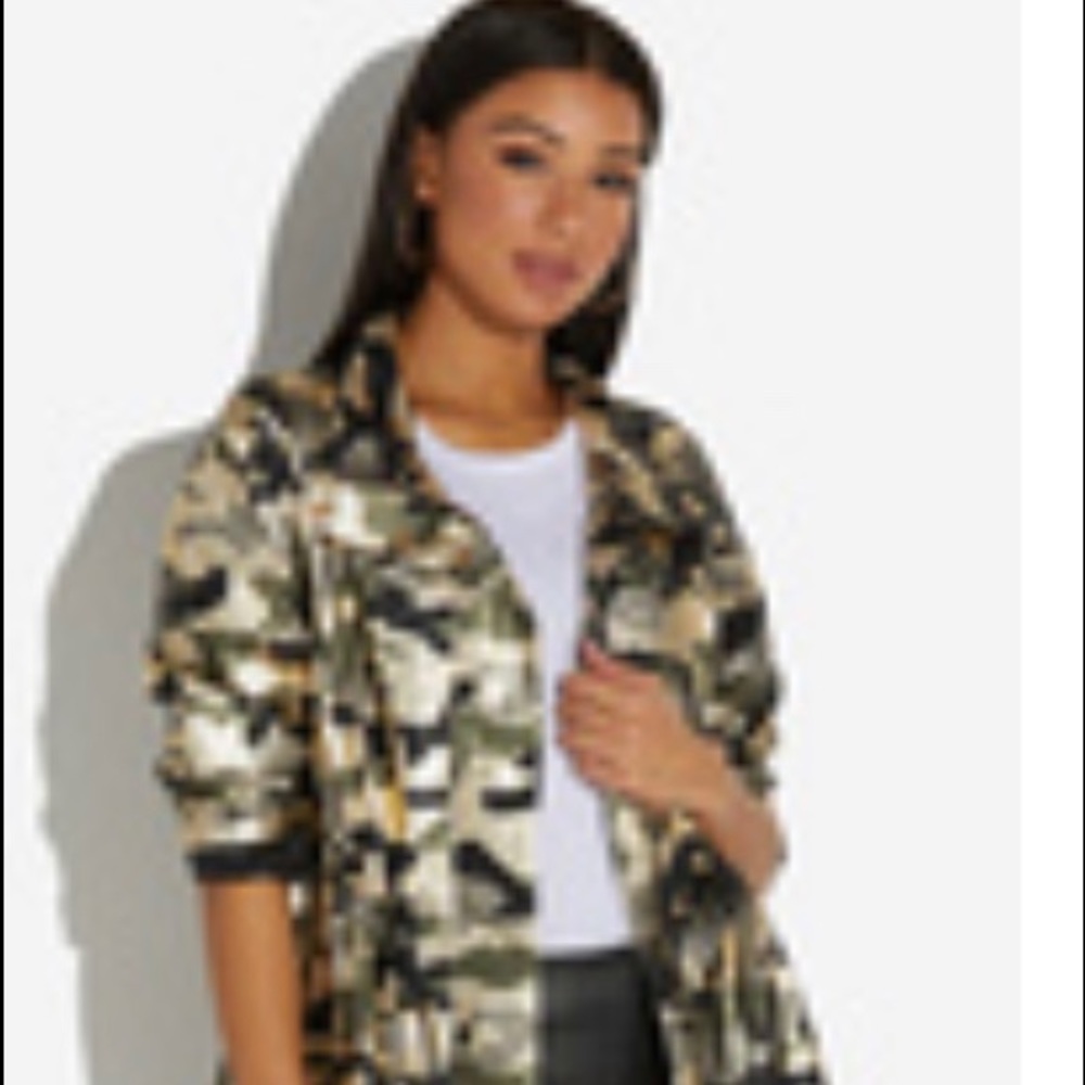 Metallic Camo Jacket